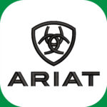 Ariat embroidery design digital file for cap 2.5x4.5 inch and left chest 4x4 inch machine embroidery