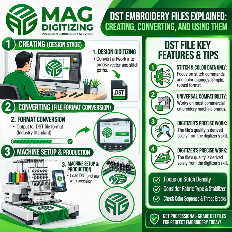 DST Embroidery Files Explained